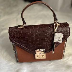 Aldo snake skin bag